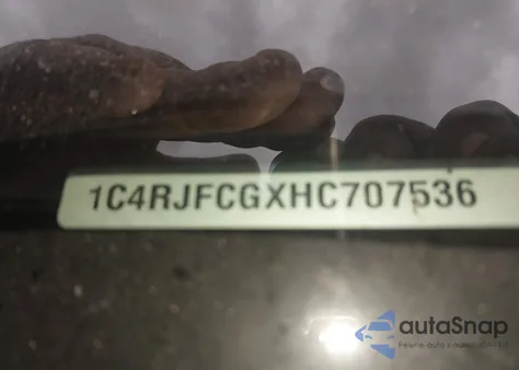 2017 Jeep Grand Cherokee Overland 4X4 из США, поврежденный, VIN 1C4RJFCGXHC707536